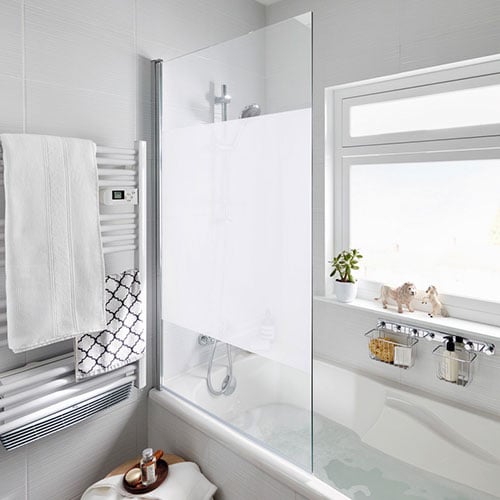 Paroi de douche, au-dessus de la baignoire Pare-douche Pare-baignoire Paroi  de douche ESG 68x130 cm Noir : : Bricolage
