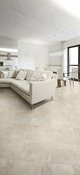 Carrelage de sol intérieur "Reclaimed Concrete" blanc - l. 45 x L. 45 cm - Colours - Brico Dépôt