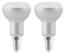 2 ampoules spot LED réflecteur E14 40W 2700K - Diall - Brico Dépôt
