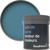 Testeur peinture salle de bains acrylique satin bleu Marseille 50 ml - GoodHome - Brico Dépôt
