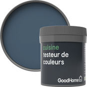 Testeur peinture cuisine acrylique mat Bleu Antibes 50 ml - GoodHome - Brico Dépôt