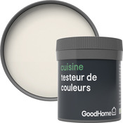 Testeur peinture cuisine acrylique mat blanc Ottawa 50 ml - GoodHome - Brico Dépôt