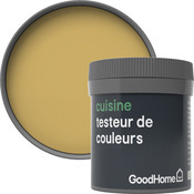 Testeur peinture cuisine acrylique mat jaune Chueca 50 ml - GoodHome - Brico Dépôt