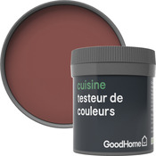 Testeur peinture cuisine acrylique mat rouge Fulham 50 ml - GoodHome - Brico Dépôt