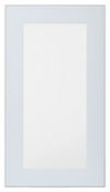 Façade 1 porte vitrée "Winterana" blanc givré l.39,7 x h.71,5 cm - GoodHome - Brico Dépôt