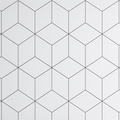 Crédence réversible géométrique / blanc - l.180 x H.60 cm, Ep 3 mm - GoodHome - Brico Dépôt