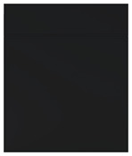 Façade 1 porte + 1 tiroir "Pasilla" noir l.59,7 x h.71,5 cm - GoodHome - Brico Dépôt