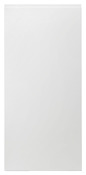 Façade colonne 60cm "GARCINIA/GLORIAN" blanc brillant - L. 59.7 x H. 128.7cm - GoodHome - Brico Dépôt