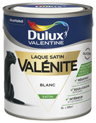 Peinture multi-support intérieure glycéro Satin Blanc Satin 2 L - Dulux Valentine - Brico Dépôt