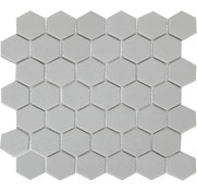 Mosaïque hexagonale "Plain" gris clair - l. 30 x L. 30 cm - GoodHome - Brico Dépôt
