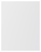 Joue de finition basse droit "Artemisia" blanc; l.57 x H.72 cm - GoodHome - Brico Dépôt