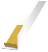 Cornière égale adhésive en PVC blanc, 20 x 20 mm, L.2,5 m - Brico Dépôt