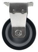 Roulette fixe PU gris - Ø 7,5 cm - 60 kg - Brico Dépôt