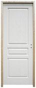 Bloc-porte 3 panneaux prépeint "Ordesa" - l. 73 cm - Brico Dépôt