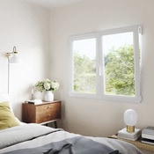 Fenêtre PVC blanc oscillo-battante 2 vantaux h.135 x l.100 cm - GoodHome - Brico Dépôt
