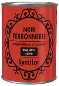 Peinture ferronnerie - noir satiné - 0,25 L - Syntilor - Brico Dépôt