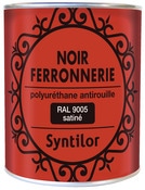 Peinture ferronnerie - noir satiné - 0,75 L - Syntilor - Brico Dépôt