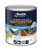 Membrane d'étanchéité "Bostik" waterstop - Gris - 1kg - Bostik - Brico Dépôt