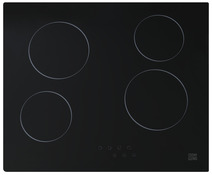 Plaque de cuisson vitrocéramique 4 zones - Cooke and Lewis - Brico Dépôt