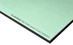 Doublage plaque de plâtre hydrofuge + polystyrène TH 32 - L. 2,50 x l. 1,20 m x Ép. 13 + 40 mm - Brico Dépôt