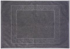 Tapis de bain "Tendance carbone" gris - 50 X 70 cm - Brico Dépôt