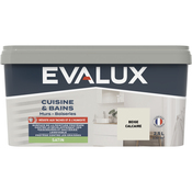 Peinture salle de bain et cuisine Satin 2,5 L Beige calcaire - Evalux - Brico Dépôt