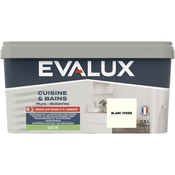 Peinture salle de bain et cuisine Satin 2,5 L Blanc ivoire - Evalux - Brico Dépôt