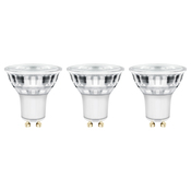 Lot de 3 ampoules LED GU10 - 230 lumens blanc chaud - Bodner - Brico Dépôt