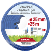 Tuyau d'évacuation 25 m plat 25 mm - Brico Dépôt