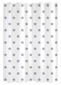 Rideau de douche "Star" blanc/gris 180 x 200 cm - Brico Dépôt