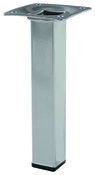 Pied carré en acier gris alu 25x25 mm H. 150 mm - Handix - Brico Dépôt