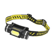 Lampe frontale noire et jaune - 200 lm - Stanley - Brico Dépôt