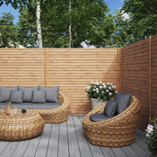 Panneau brise vue bois de jardin piscine balcon design Lignz 2362