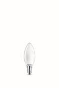 2 ampoules flamme Led 40W E14 - Blanc chaud - Philips - Brico Dépôt