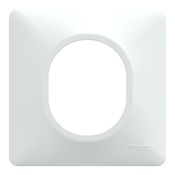 Plaque de finition simple "Ovalis" blanc - Brico Dépôt