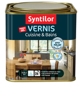 Vernis Cuisine & Bains Incolore Mat 0,5L - Syntilor - Brico Dépôt