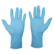 Lot de 100 gants nitriles jetables bleus taille 9 - Site - Brico Dépôt