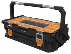 Boîte coffre de rangement caisse de outils boîte à outils boîte de remorque  caisse de transport atelier 61 x 43 x 45,5 cm aluminium02_0003202