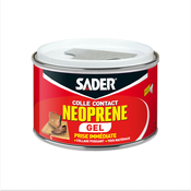 Colle contact néoprène en gel, spatule incluse - 250ml - Sader - Brico Dépôt