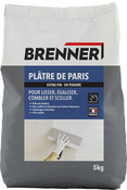 Plâtre de Paris extra fin en poudre - Sachet de 5 kg - Brenner - Brico Dépôt