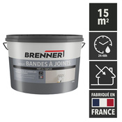 Enduit à joint, de rebouchage et de lissage en pâte - Pot 25 kg - Brenner - Brico Dépôt