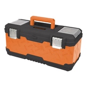 Boîte à outils valise à outils mallette à outils trolley à outils caisse à outils  rangement stockage fichiers 38 cm noir helloshop26 02_0003216 - Conforama