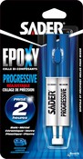 Colle Epoxy bi-composants progressive multi supports et matériaux. - 25 ml - Sader - Brico Dépôt