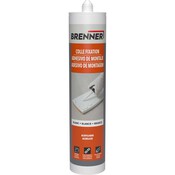Colle de fixation acrylique intérieur blanche - cartouche 290 ML - Brenner - Brico Dépôt