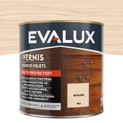 Vernis meuble incolore - 0,5 L mat - Evalux - Brico Dépôt