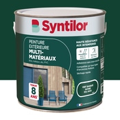 Peinture extérieure multi-matériaux - Vert basque - 2 L - Syntilor - Brico Dépôt