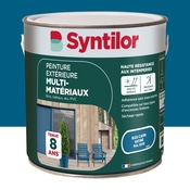 Peinture extérieure multi-matériaux - Bleu capri - 2 L - Syntilor - Brico Dépôt