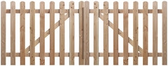 Kit barrière en bois douglas L. 3 x H. 1,18 m - Brico Dépôt