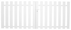Portail PVC battant blanc "Oléron" - L. 3 x H. 1,20 m - Brico Dépôt