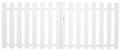 Portail PVC battant blanc "Oléron" - L. 3,50 x H. 1,20 m - Brico Dépôt